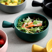 Handled Ceramic Oven Plate – Heat-Resistant Baking Dish for Serving and Cooking