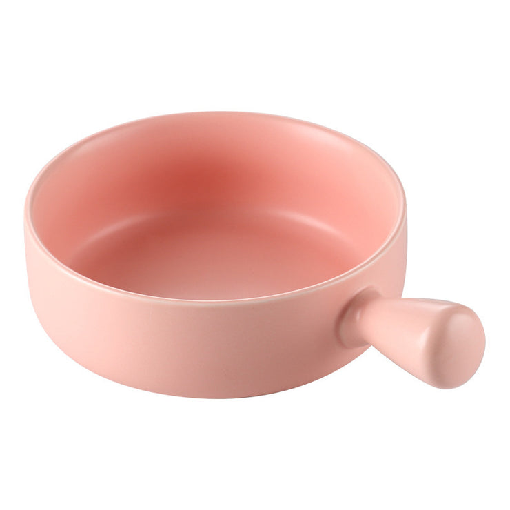 Handled Ceramic Oven Plate – Heat-Resistant Baking Dish for Serving and Cooking